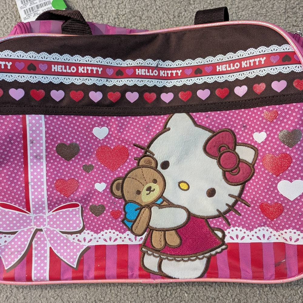 💕🌺Hello Kitty Pink and Brown Tote Bag
